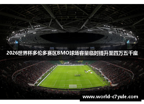 2026世界杯多伦多赛区BMO球场容量临时提升至四万五千座